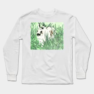 Daily Doodle 21- Moustache - White Chocolate Moustache Long Sleeve T-Shirt